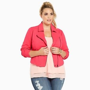 TORRID Textured Moto Jacket 2X